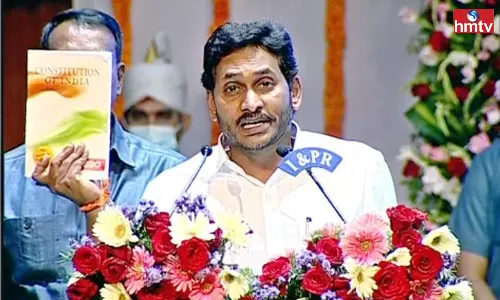 CM Jagan Speech At National Constitution Day Celebrations in Vijayawada CM Jagan Speech At National Constitution Day Celebrations in Vijayawada