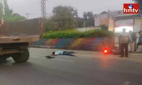 Speeding that took a life the bike lost control and hit the divider