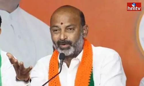 Police Rejected Bandi Sanjay Padayatra Police Rejected Bandi Sanjay Padayatra