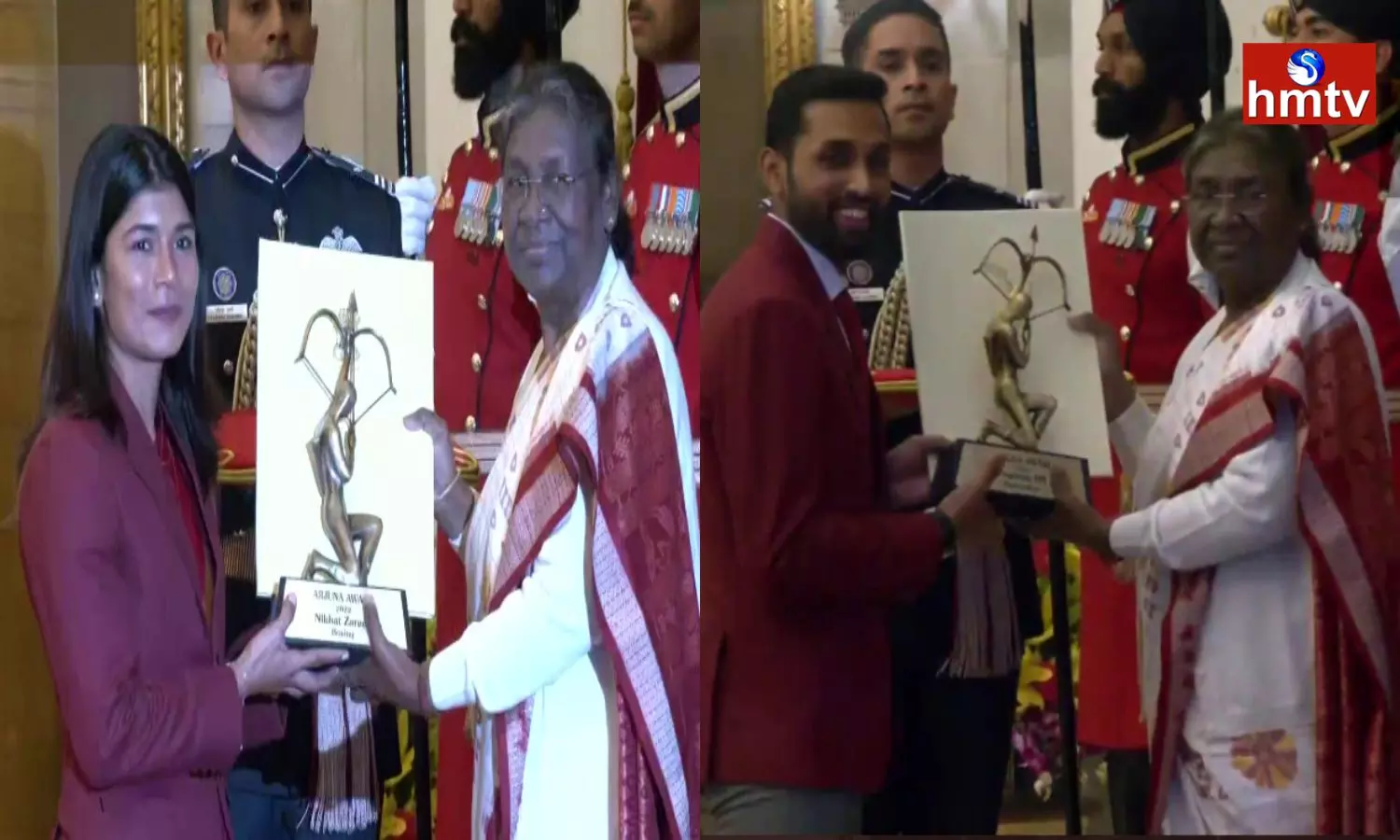 President Murmu presented awards to many sportspersons