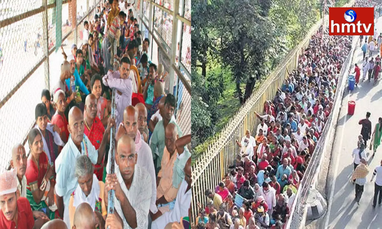 Huge Devotees Rush At Tirumala Tirupati Temple