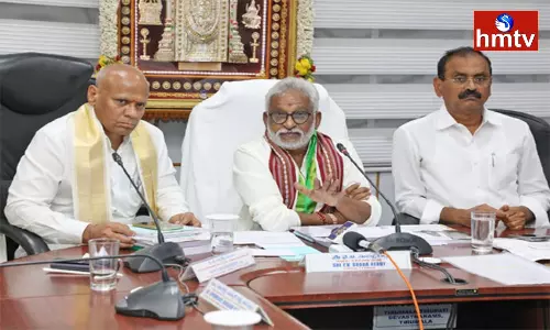 TTD YV Subba Reddy Key Comments TTD YV Subba Reddy Key Comments