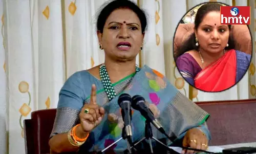 DK Aruna Fire On CM KCR Family