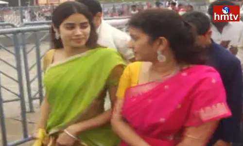 Janhavi Kapoor At Tirumala