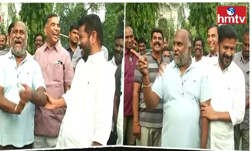 Revanth Reddy and Jagga Reddy Funny Conversation At Assembly Premises Revanth Reddy and Jagga Reddy Funny Conversation At Assembly Premises