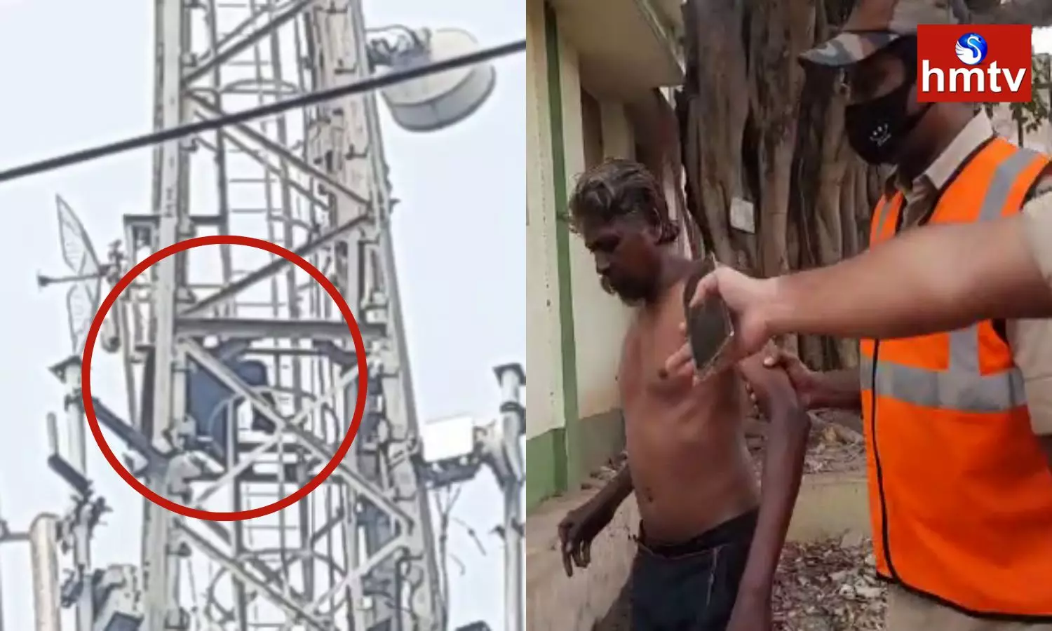 Ignored By The Police The Rickshaw Wala Climbs Up The Cell Tower