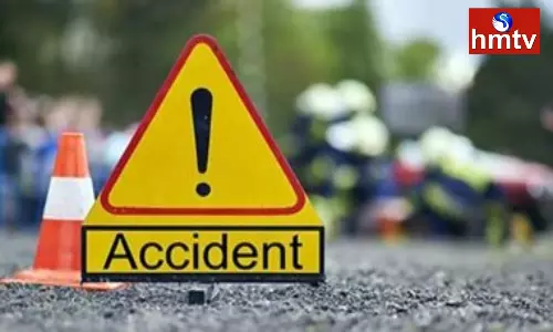 Four Ayyappa Devotees Were Killed and Many injured in a Road Accident in Bapatla District Four Ayyappa Devotees Were Killed and Many injured in a Road Accident in Bapatla District