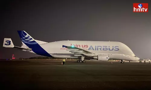 Heavy Cargo Plane Arrived At Shamshabad Airport