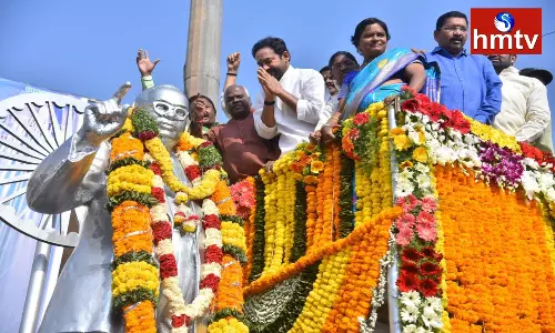 Union Minister Kishan Reddy Pays Tribute To BR Ambedkar
