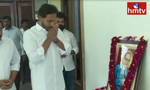 CM Jagan Pays Tribute To BR Ambedkar