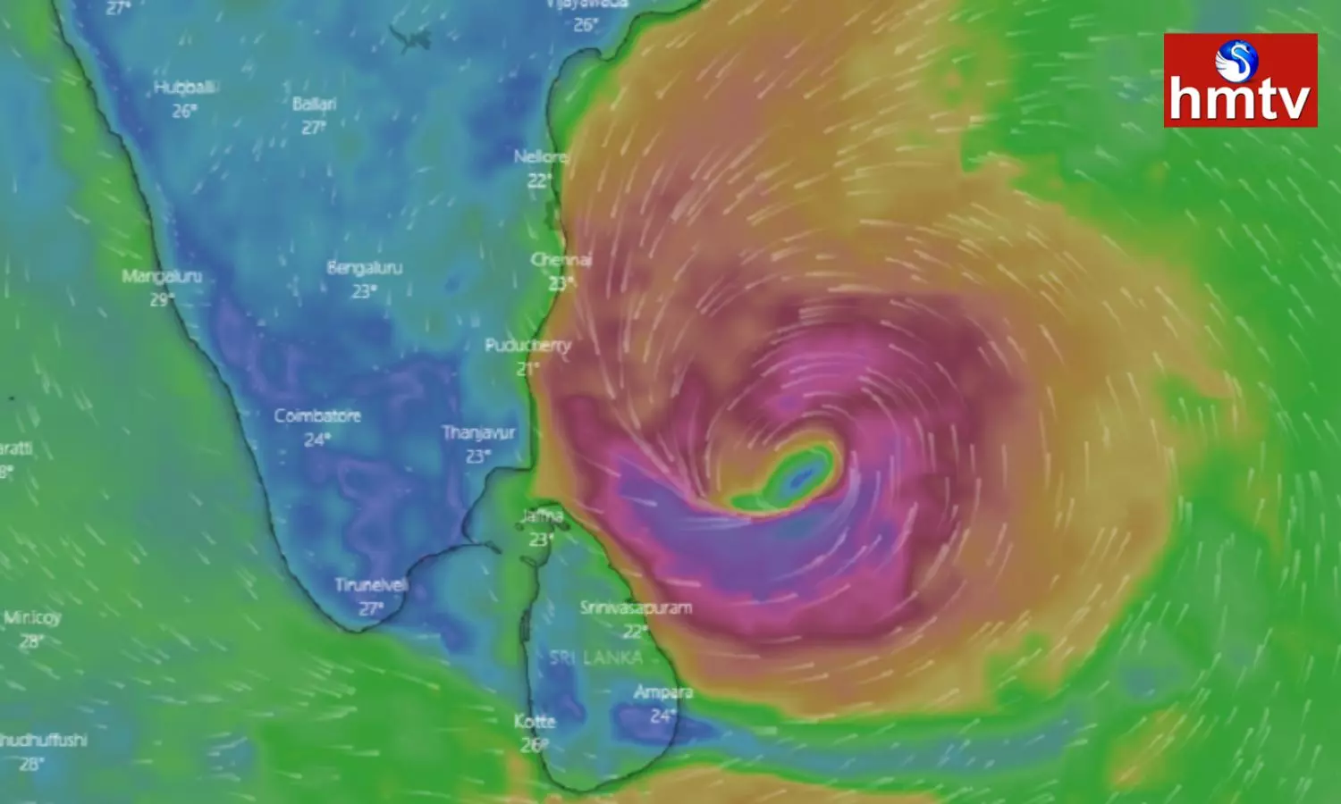 The Cyclone Is Centered Over The Southeast Bay Of Bengal