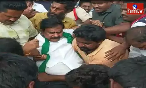 Senior TDP leader Devineni Uma Arrested Senior TDP leader Devineni Uma Arrested