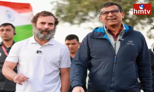 Raghuram Rajan Joins Rahul Gandhi in Bharat JodoYatra Raghuram Rajan Joins Rahul Gandhi in Bharat JodoYatra