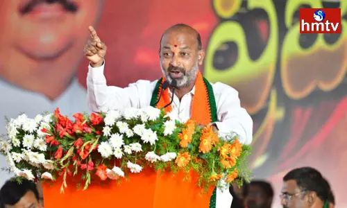 CM KCR AP CM Jagan Both Together Looting Telangana Says Bandi Sanjay