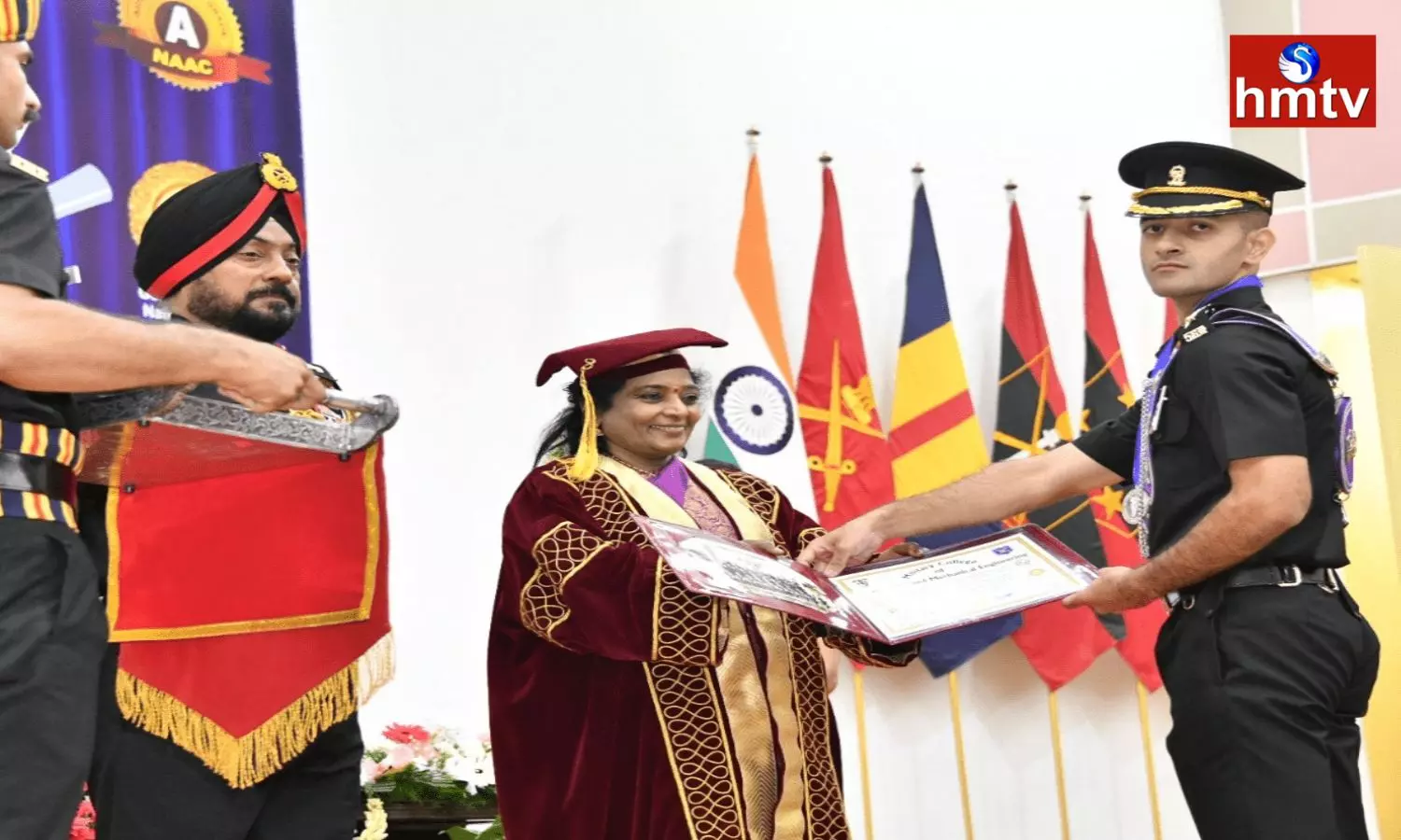 Conferral Of Merit Degrees At The Military College Anniversary