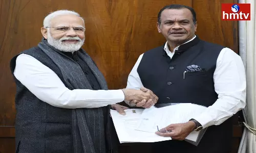 Komatireddy Venkat Reddy Meet the Prime Minister for 20 Minutes Komatireddy Venkat Reddy Meet the Prime Minister for 20 Minutes