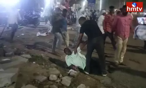 Clash Between YCP and TDP in Palnadu Clash Between YCP and TDP in Palnadu