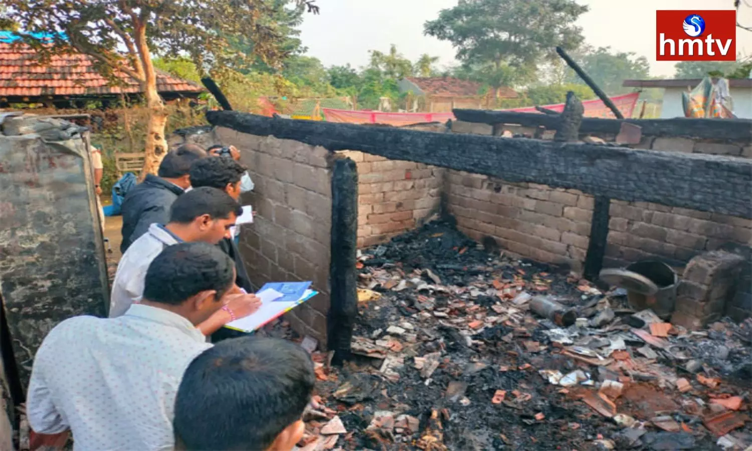 Fire Accident In Mancherial District 6 Dead