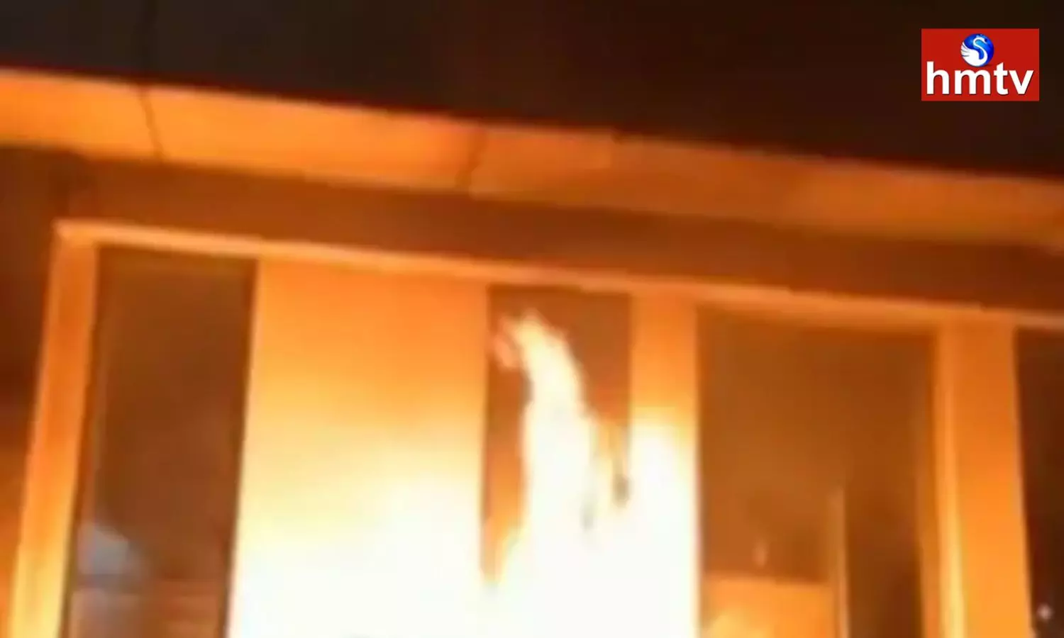 Miscreants Set Fire To Anna Canteen In Tenali Guntur District