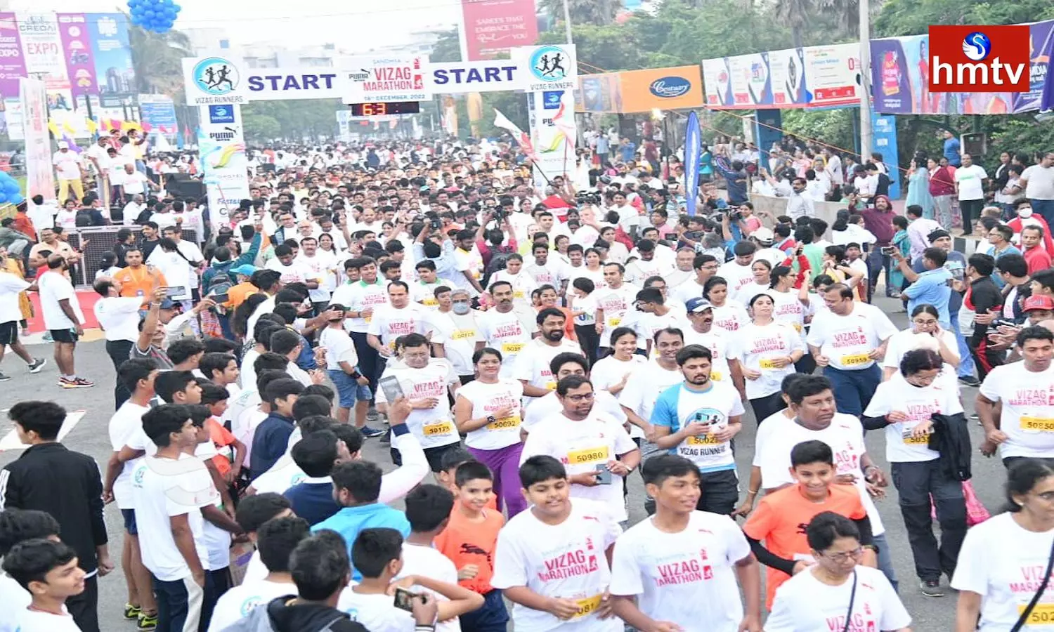 Vizag Marathon Celebrations at Visakha Beach