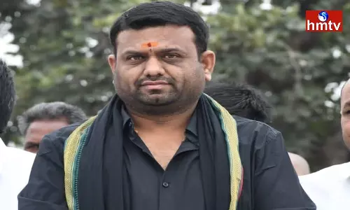 MLA Rohit Reddy Reached The ED Office MLA Rohit Reddy Reached The ED Office