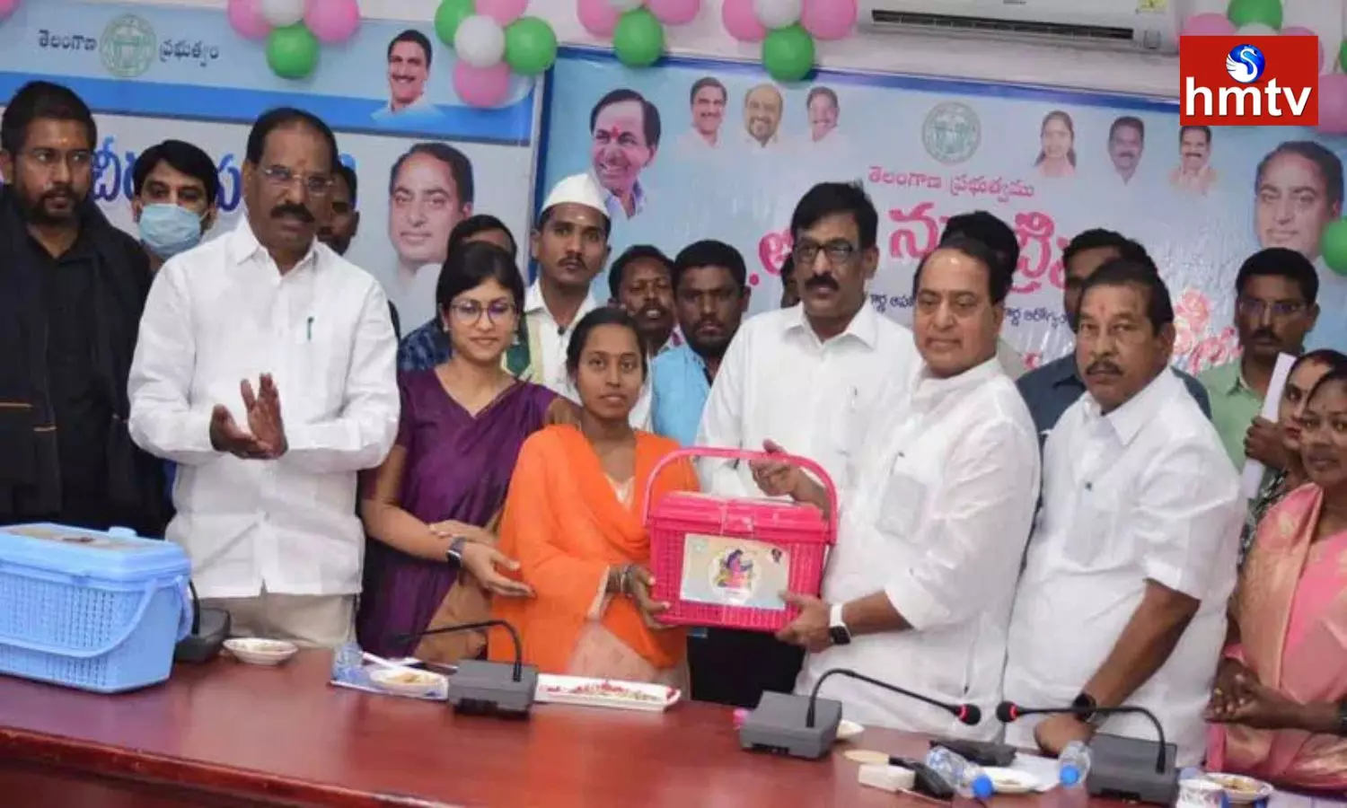 Distribution Of KCR Nutrition Kits In Adilabad Collectorate