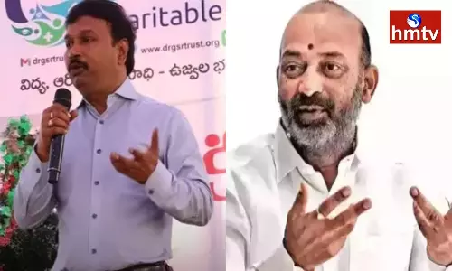 Bandi Sanjay Fire on Telangana Health Director