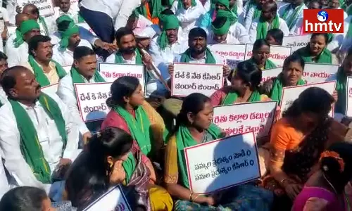 BRS Dharnas Across Telangana BRS Dharnas Across Telangana