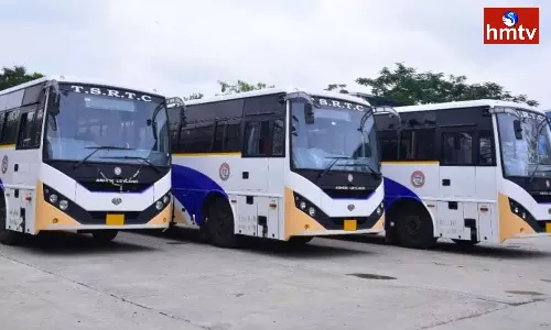 Telangana RTC Inaugurates New Buses