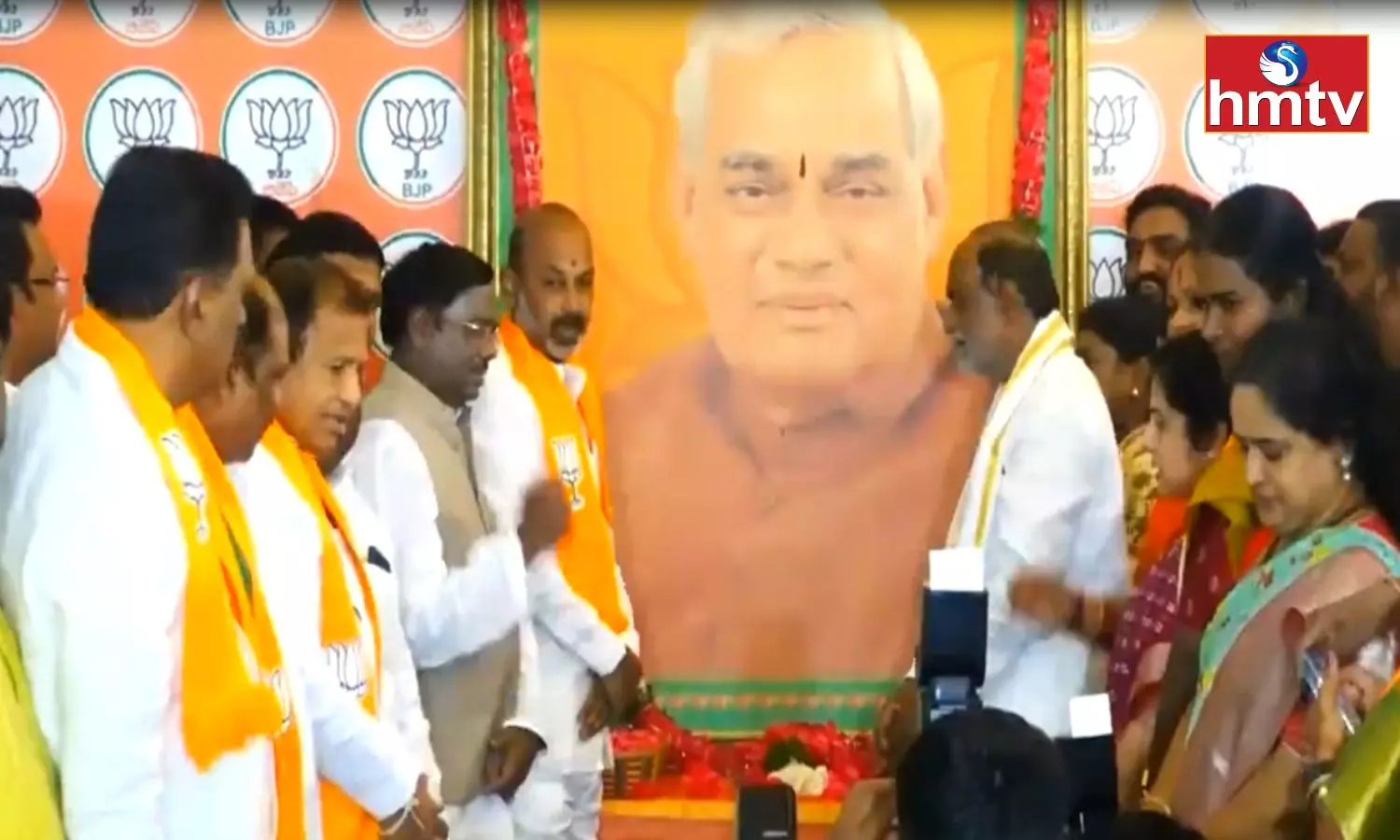 Bandi Sanjay and Laxman Paid Tribute to Vajpayee