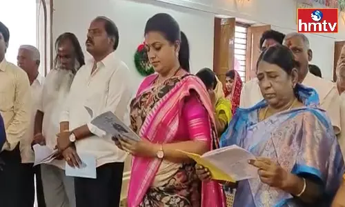 Minister Roja Participated In Christmas Celebrations