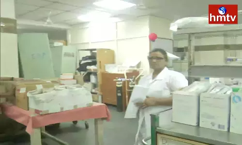 Mock Drill of officials at Hyderabad Gandhi Hospital