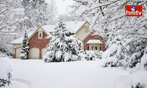 Snow Storm In America And Canada