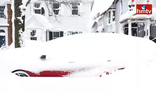 America Shivering From The Snow Storm