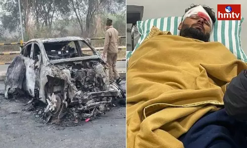Cricketer Rishabh Pant injured in Car Accident Cricketer Rishabh Pant injured in Car Accident