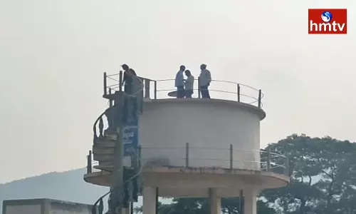 Agitation Of Daily Wage Workers In Palvancha