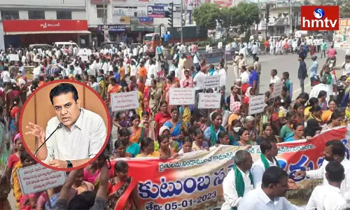 KTR Serious On Collector About Farmers Protest