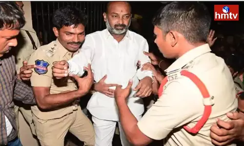 Kamareddy Protest Incident Police Case On BJP Bandi Sanjay