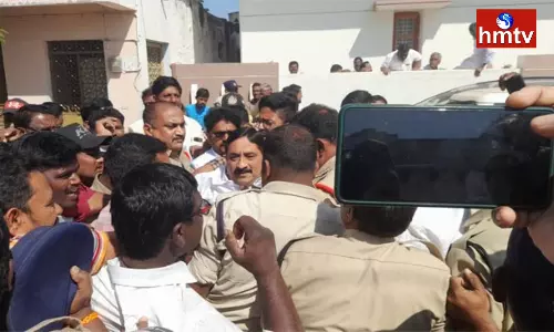 Ex Minister Kalva Srinivasulu House Arrest Ex Minister Kalva Srinivasulu House Arrest