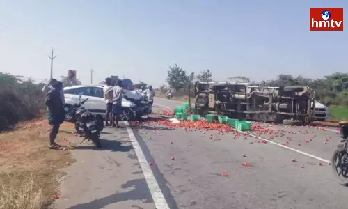 Road Accident In Anantapur Road Accident In Anantapur
