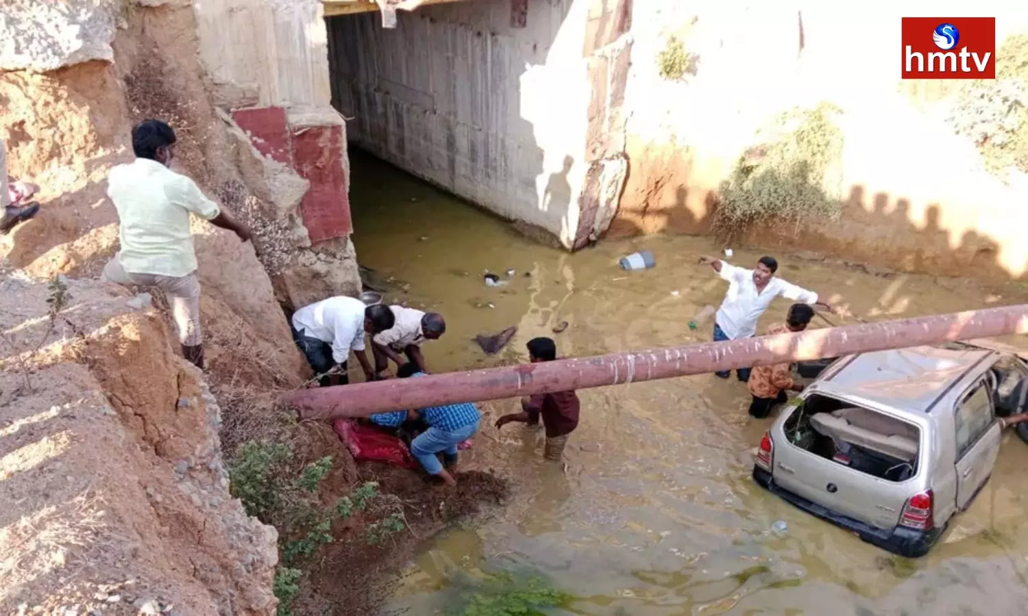 Five People Died After car Goes into Canal in Siddipet