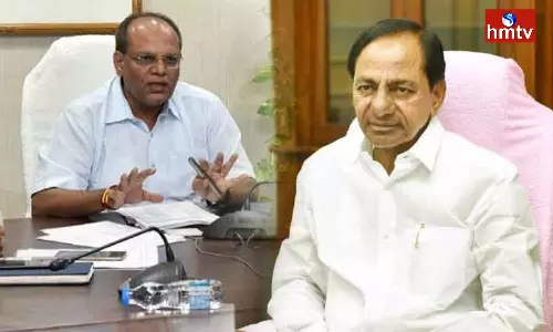 CS Somesh Kumar Meets CM KCR in Pragathi Bhavan