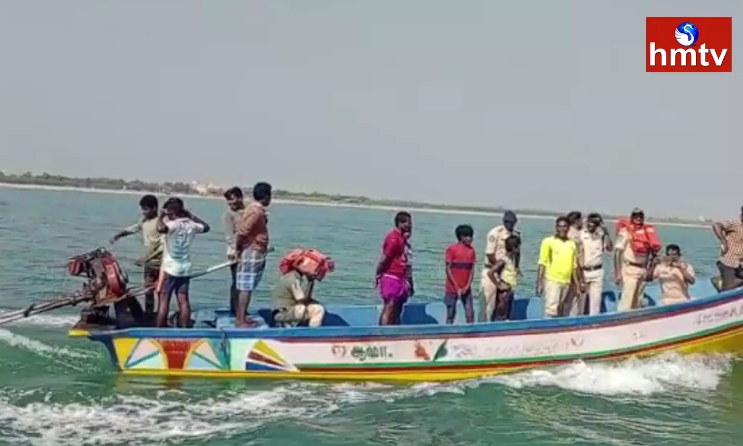 Tamil Nadu Fishermen Who Entered The Sea Illegally