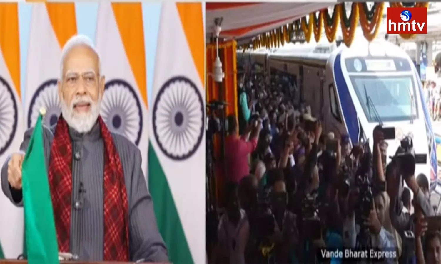 PM Modi Virtually Launched Vande Bharat Train in Secunderabad