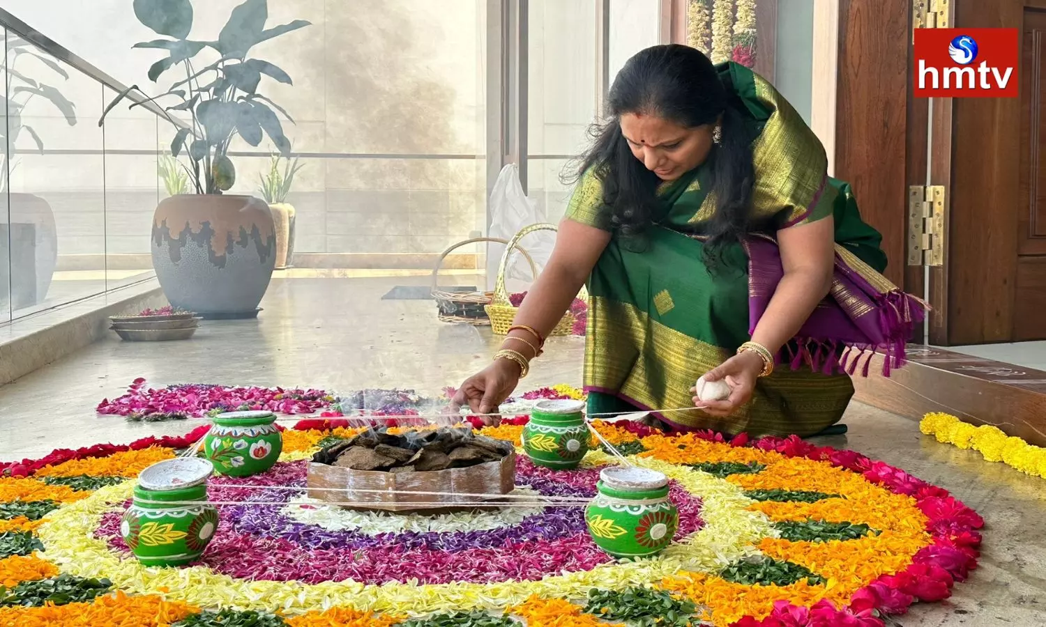 Sankranti Celebrations In Kavitha House