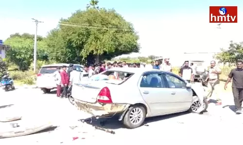 Peddireddy Ramachandra Reddy And Midhun Reddy are Safe Road Accident