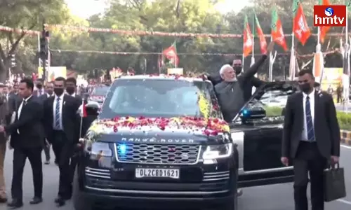Prime Minister Modi Road Show in Delhi Prime Minister Modi Road Show in Delhi