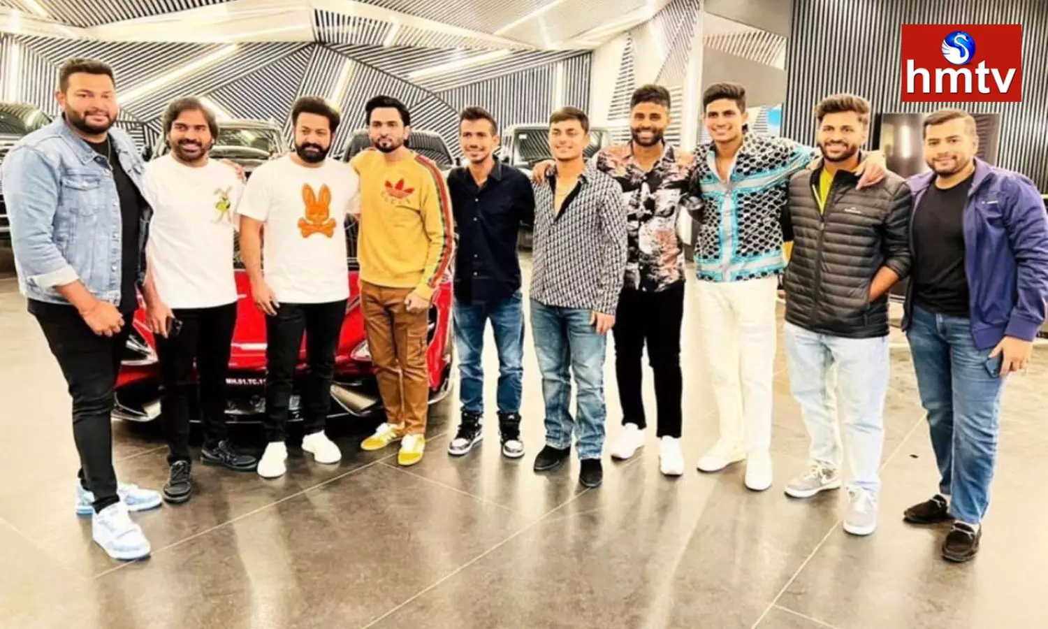 Team India Cricket Players Meet Jr.NTR Team India Cricket Players Meet Jr.NTR