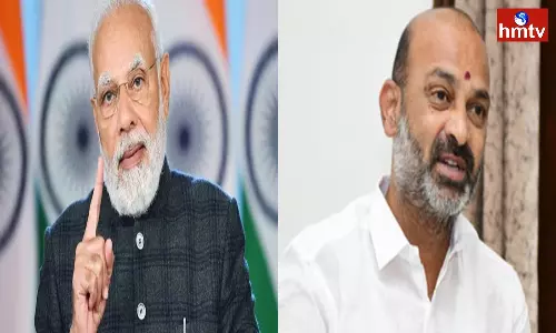 Prime Minister Showered Praise On TBJP Chief Bandi Sanjay