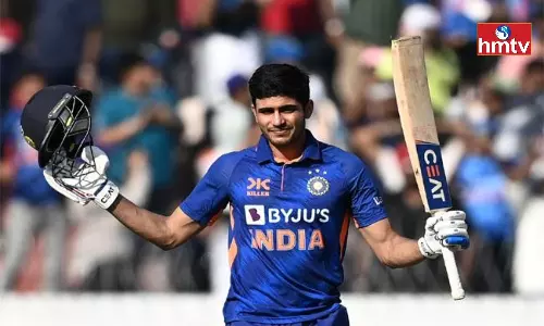 IND vs NZ 1st ODI Shubman Gill Hits Double Century